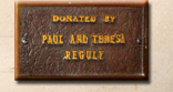 Window donated by Paul and Teresa Reguly