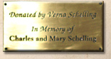 Window donated by Verna Schelling in Memory of Charles and Mary Schelling