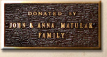 Window donated by John and Anna Matulak Family